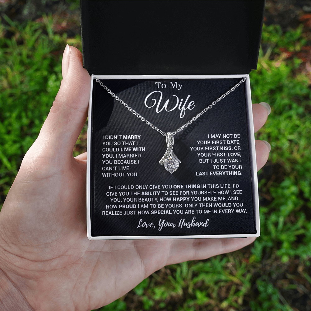 To My Wife Necklace, Gift For Wife, Anniversary Gift For Wife, Necklace For Wife 27_3