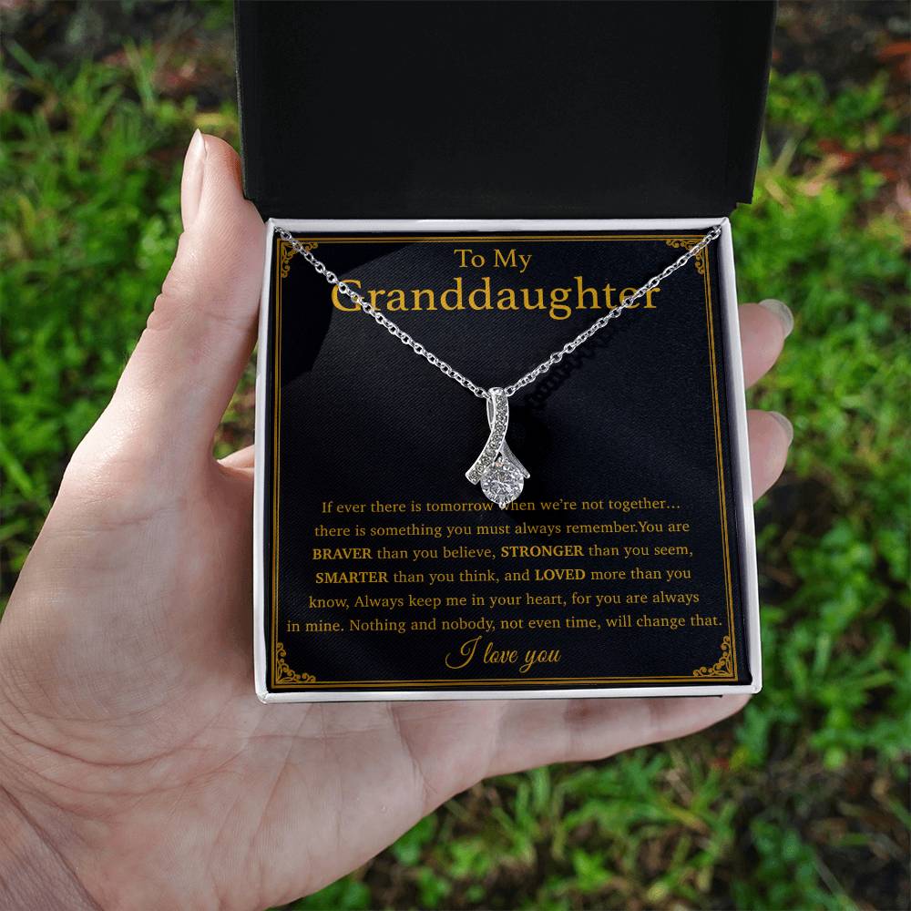 To My Granddaughter Necklace, Birthday Gift For Granddaughter, Birthday Gifts