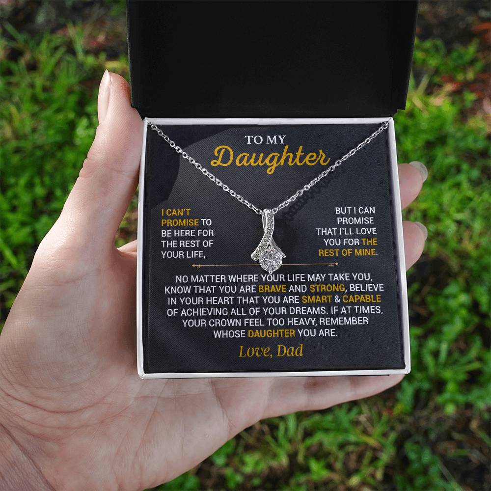 To My Daughter Necklace, Gift for Daughter from Dad,Daughter Father Necklace 7_10