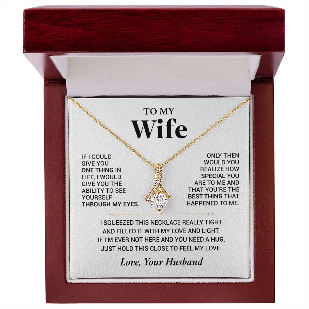 To My Wife Necklace, Anniversary Gift For Wife, Wife Birthday, Gift For Wife 18_7