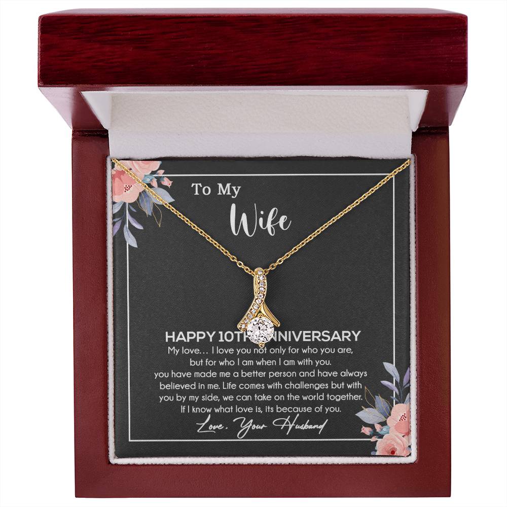 10th Anniversary Gift For Wife Necklace, 10 Year Anniversary, 10th Wedding Gift _11_11