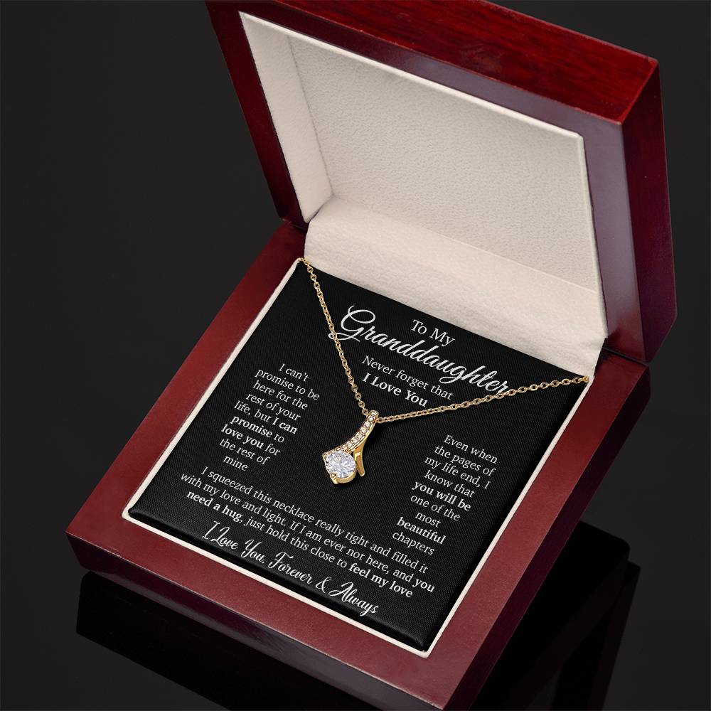 To My Granddaughter Necklace, Granddaughter Gift, Granddaughter Birthday Gift