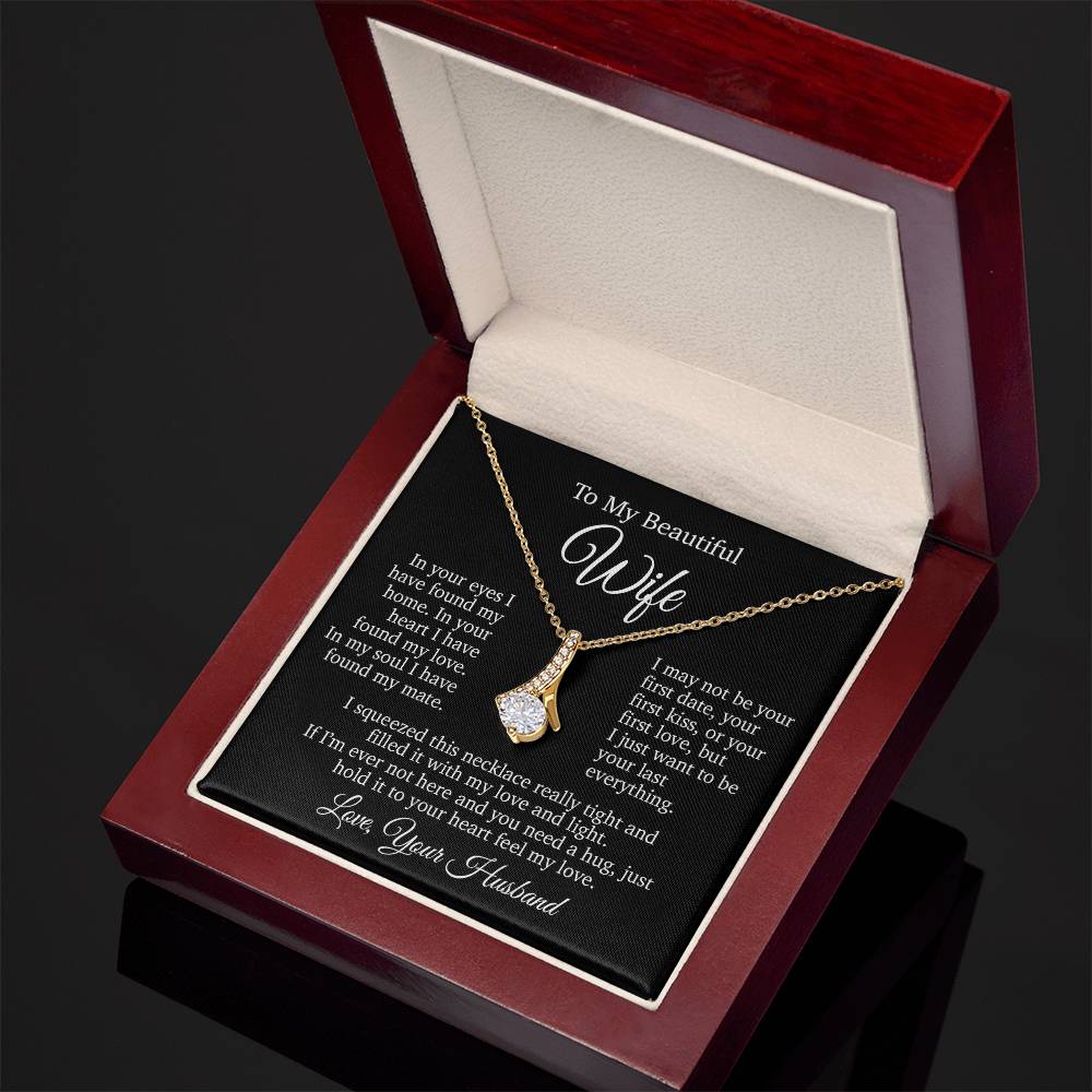 To My Wife Necklace, Gift From Husband, Anniversary Gifts Wife, Valentines Gift