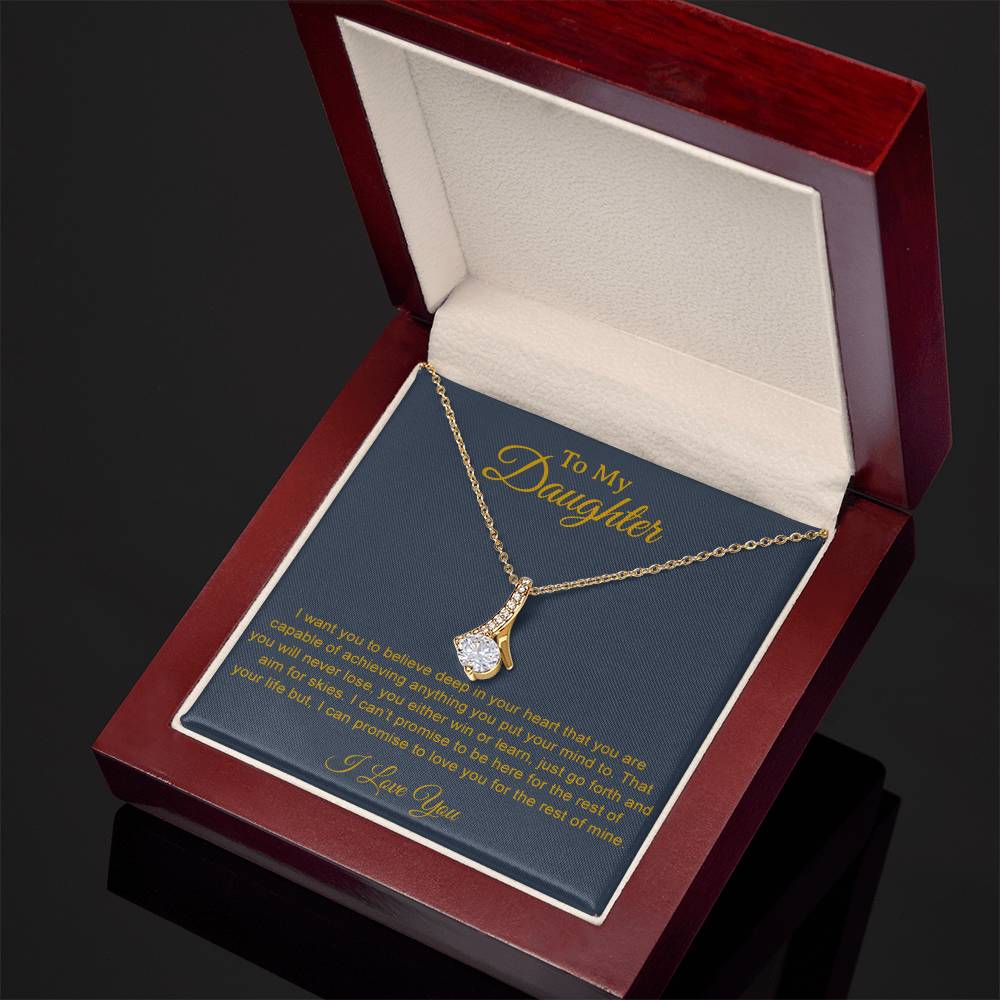 To My Daughter Necklace, Daughter Father Necklace, Daughter Gift From Dad 11_9
