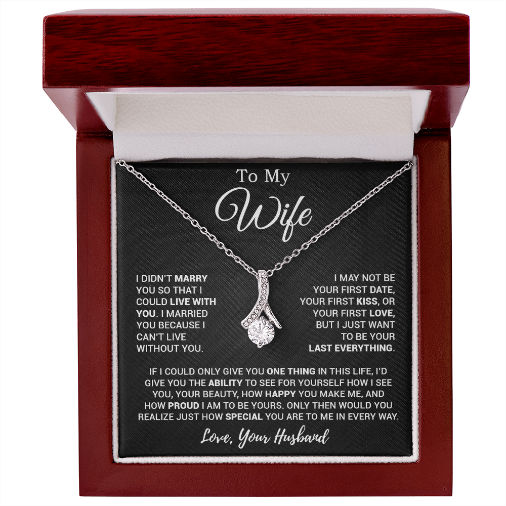 To My Wife Necklace, Gift For Wife, Anniversary Gift For Wife, Necklace For Wife 27_3