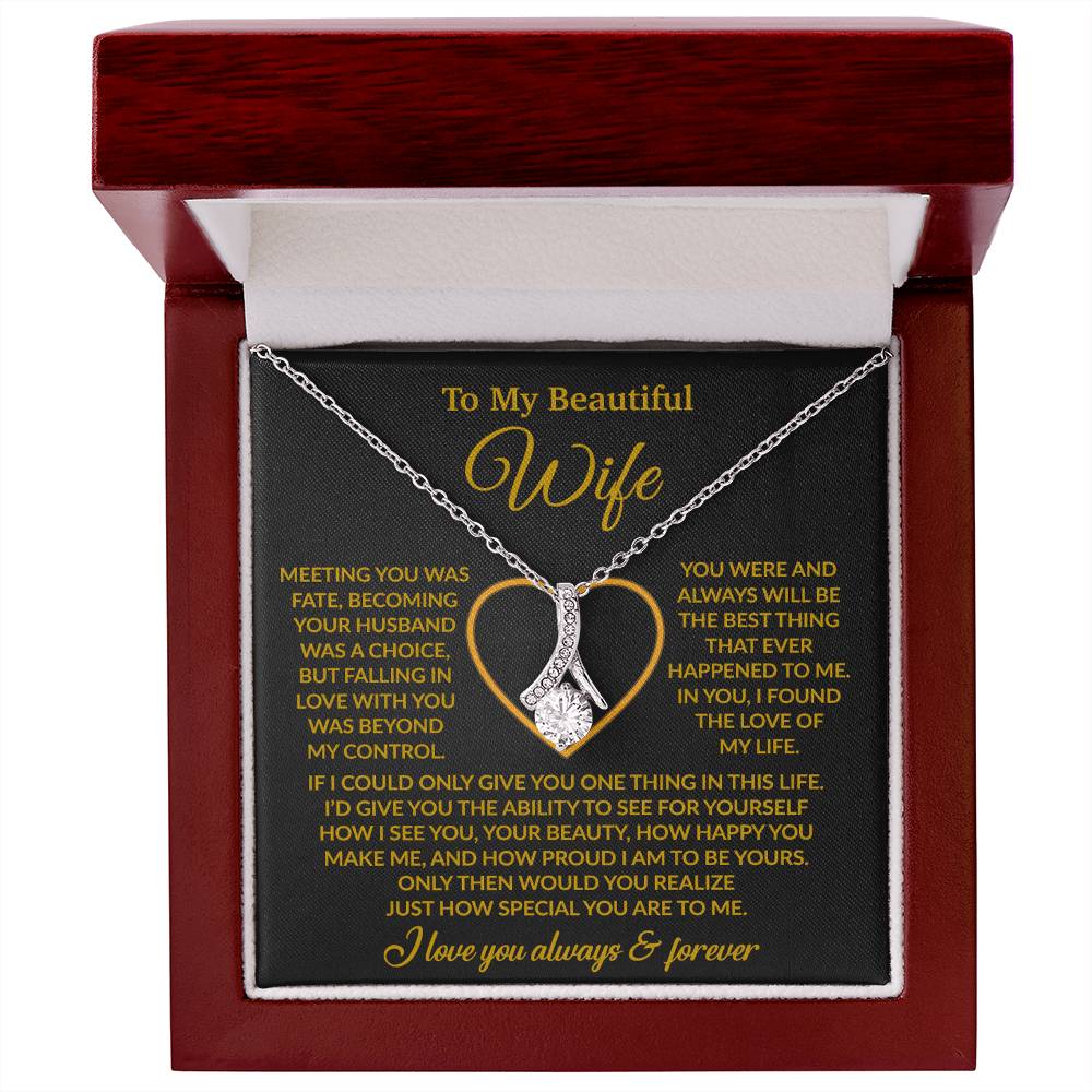 To My Wife Necklace, Wife Gift from Husband, Christmas Gift 27_11