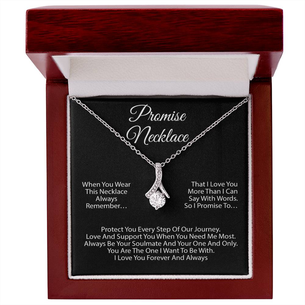 Promise Necklace For Soulmate, Valentine Gift, Birthday Gift, Anniversary Gift