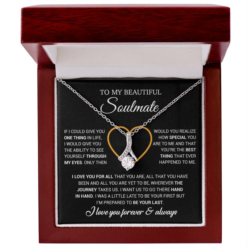 To My Soulmate Necklace, Gift For Wife From Husband, Valentiens Gift 22_12_Black