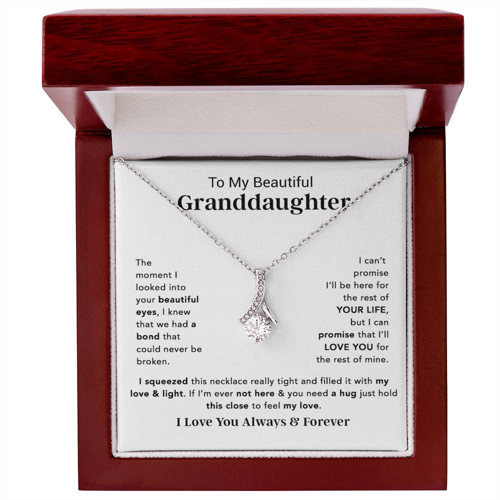 To My Granddaughter Necklace, Birthday Gift For Granddaughter, Birthday Gifts