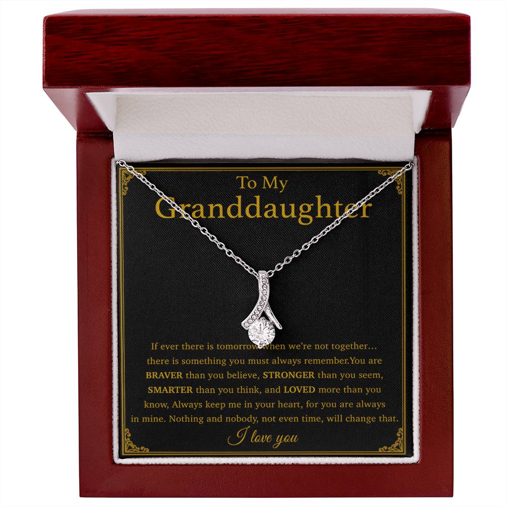 To My Granddaughter Necklace, Birthday Gift For Granddaughter, Birthday Gifts