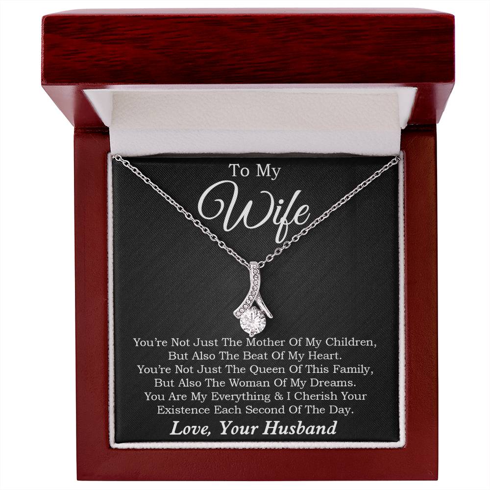 To My Wife Necklace, Mother's Day Gift from Husband, Wife Birthday Gift