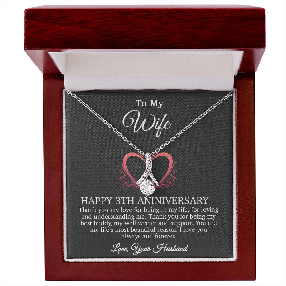 3th Anniversary Gift For Wife, 3 Year Anniversary Gifts, 3th Wedding Anniversary Gift Ideas
