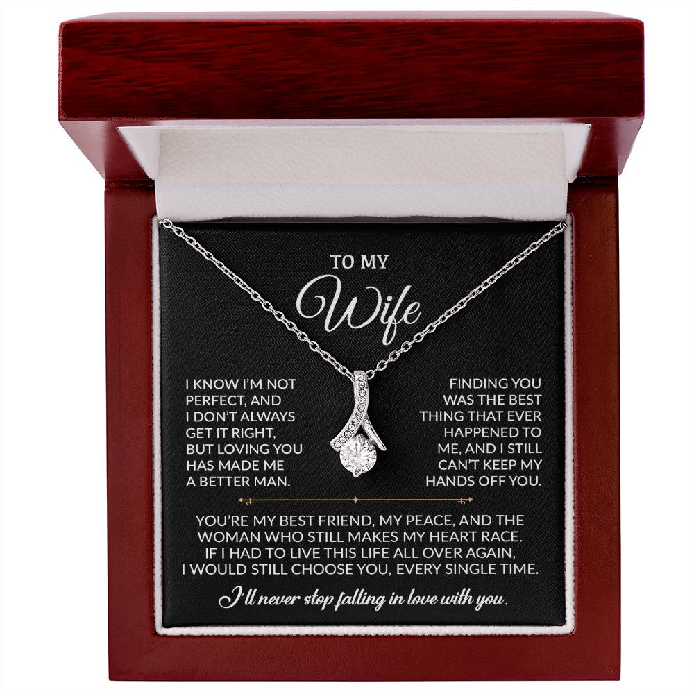 To My Wife Necklace, Gift For Wife, Anniversary Gift For Wife, Necklace For Wife 4_9_Black.png