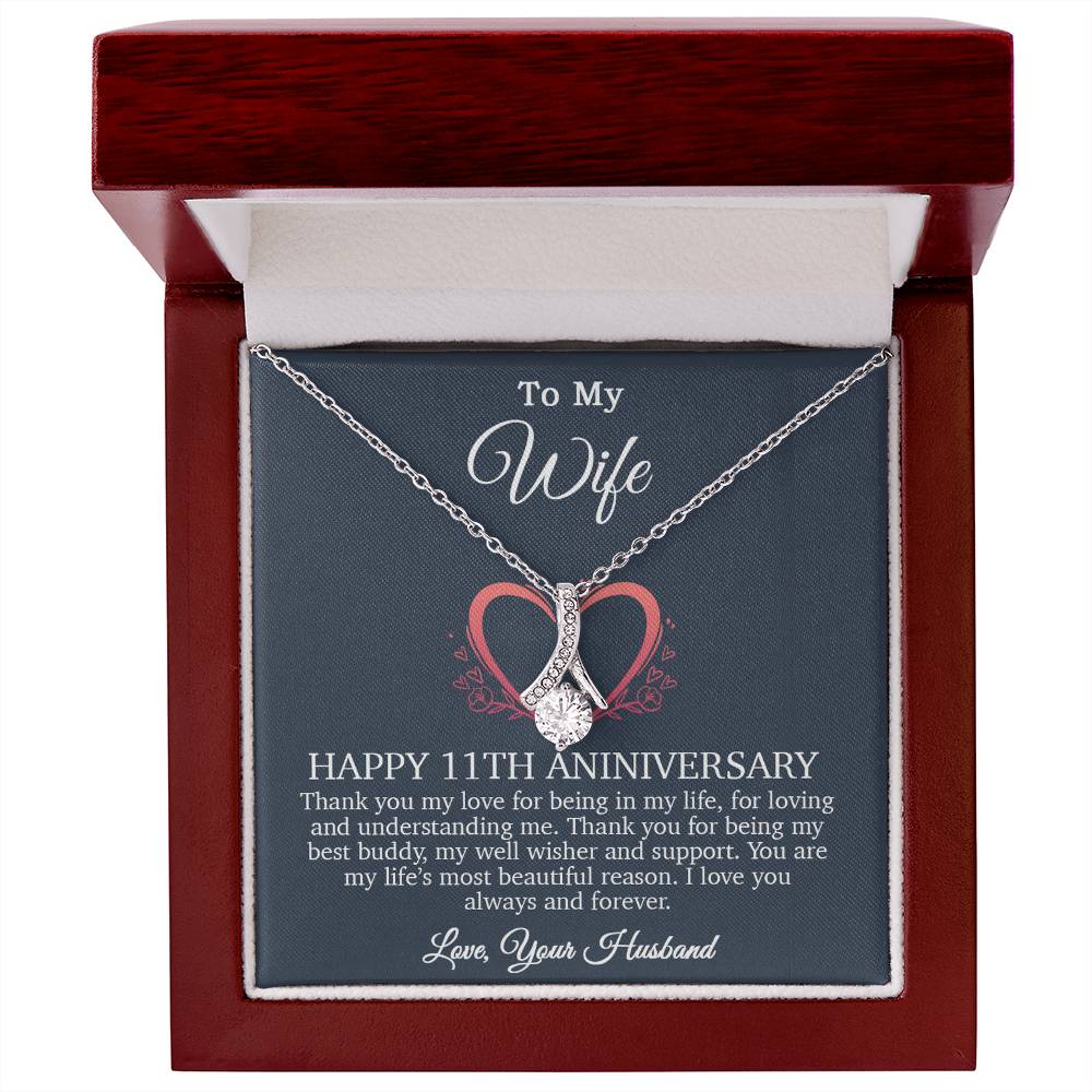 11th Anniversary Gift For Wife, 11 Year Anniversary Gifts, 11th Wedding Anniversary Gift Ideas_Blue