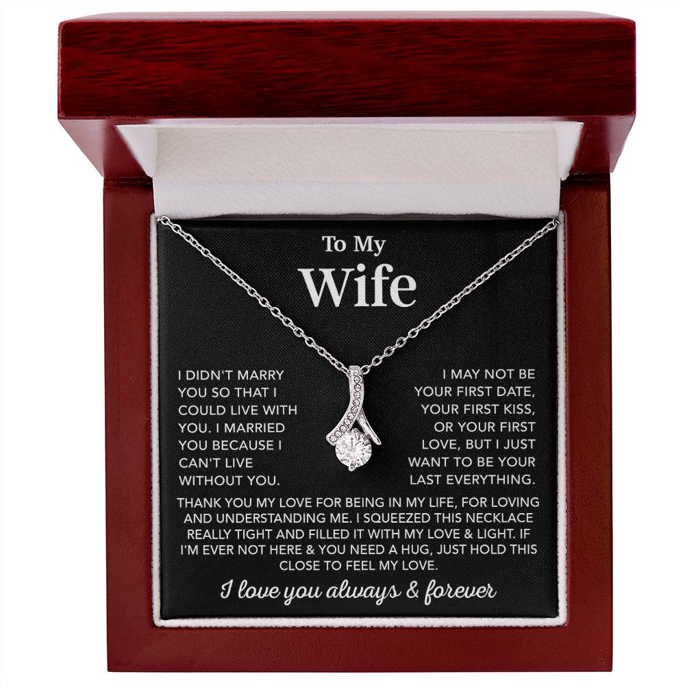To My Wife Necklace, Wife Gift from Husband, Gift For Her, Gift For Wife