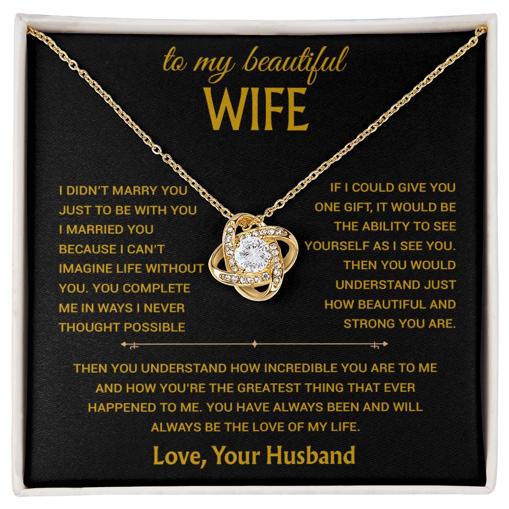 To My Wife Necklace, Christmas Gifts For Women, Anniversary Gift For Wife 14_12