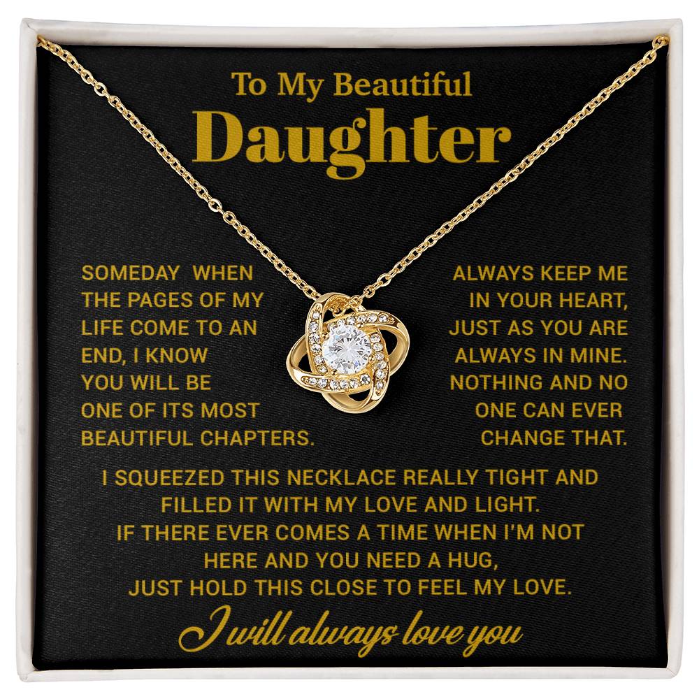 To My Daughter Necklace, Gift for Daughter from Dad, Father Daughter Necklace 7_11