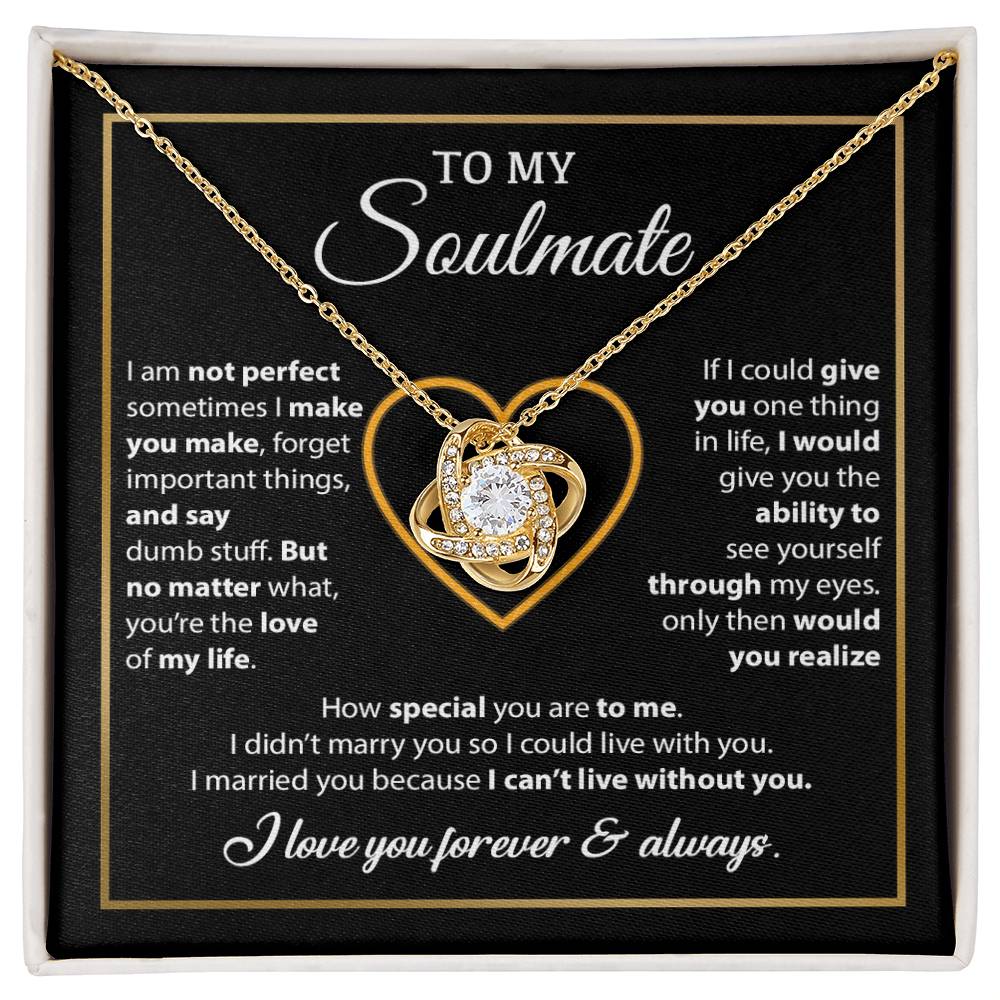 To My Soulmate Necklace, Gift For Wife From Husband, Valentines Gift For Wife 11_2_Black