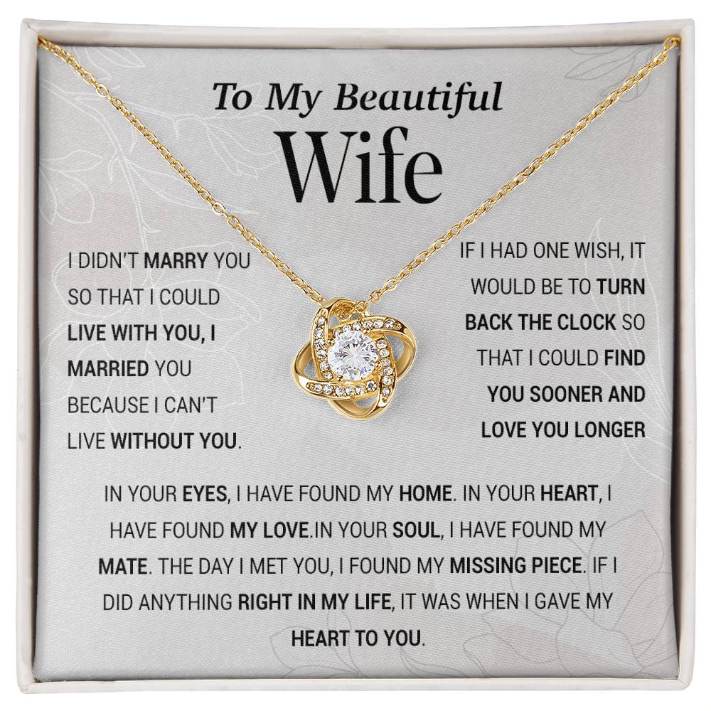 To My Wife Necklace, Gift For Wife, Anniversary Gift For Wife, Christmas Gift 27_11_HoaVan