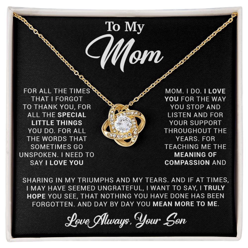 To My Mom Gift for Mother from Son From Daughter Mom Birthday Gift, Mothers Day_ 3_4_Black