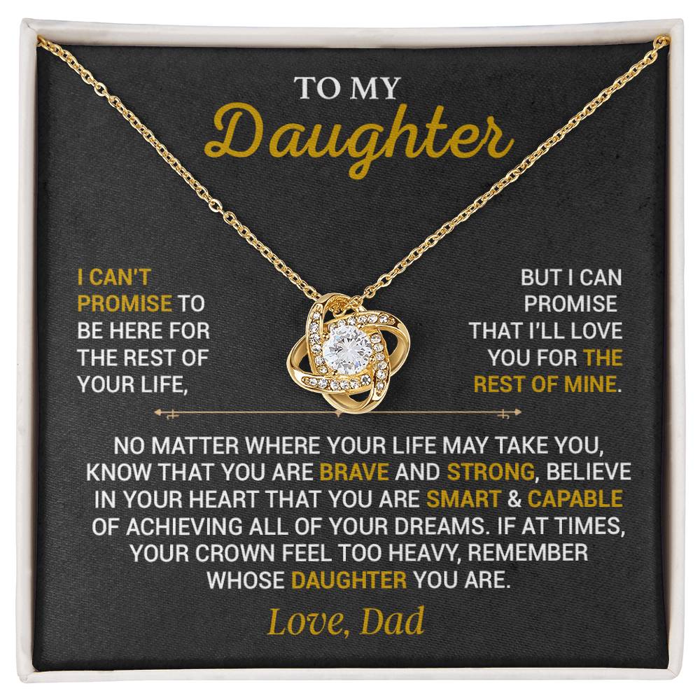 To My Daughter Necklace, Gift for Daughter from Dad,Daughter Father Necklace 7_10