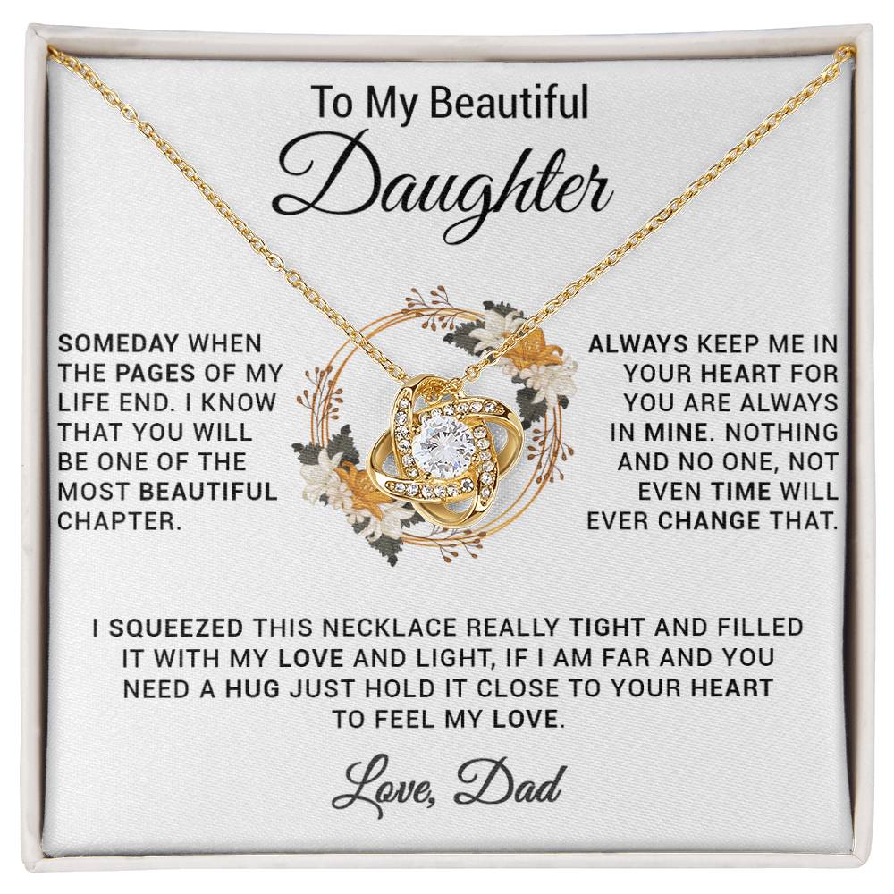 To My Daughter Necklace, Gift for Daughter from Dad, Daughter Father Necklace 20_11