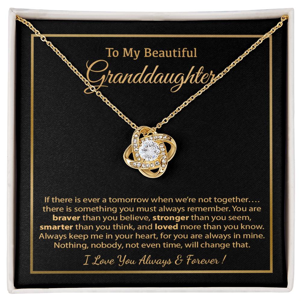 To My Granddaughter Necklace, Birthday Gift For Granddaughter, Birthday Gifts 8_12