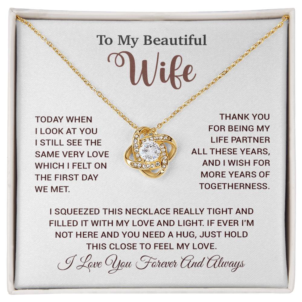 To My Wife Necklace, Wife Gift From Husband, Wife Husband Necklace, Christmas Gift 17_9