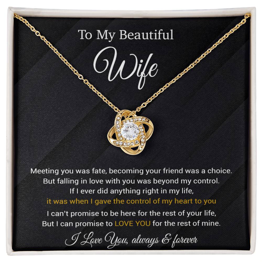 To My Wife Necklace, Wife Gift from Husband, Wife Birthday Gift, Christmas Gift 14_2