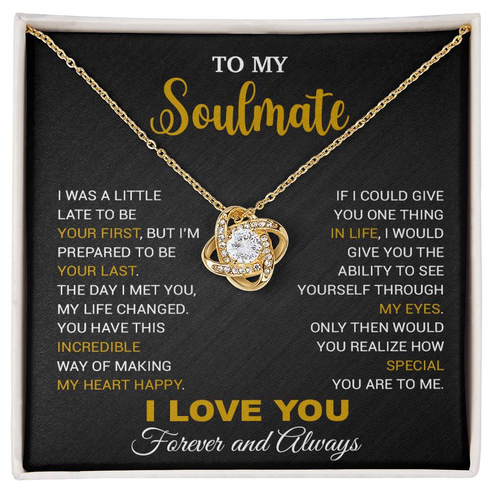 To My Soulmate Necklace, Gift For Wife Girlfriend From Husband, Christmas Gift 14_9
