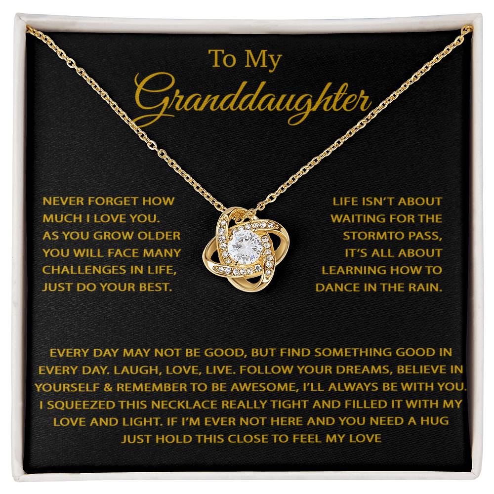To My Granddaughter Necklace, Birthday Gift For Granddaughter, Birthday Gifts 26_9