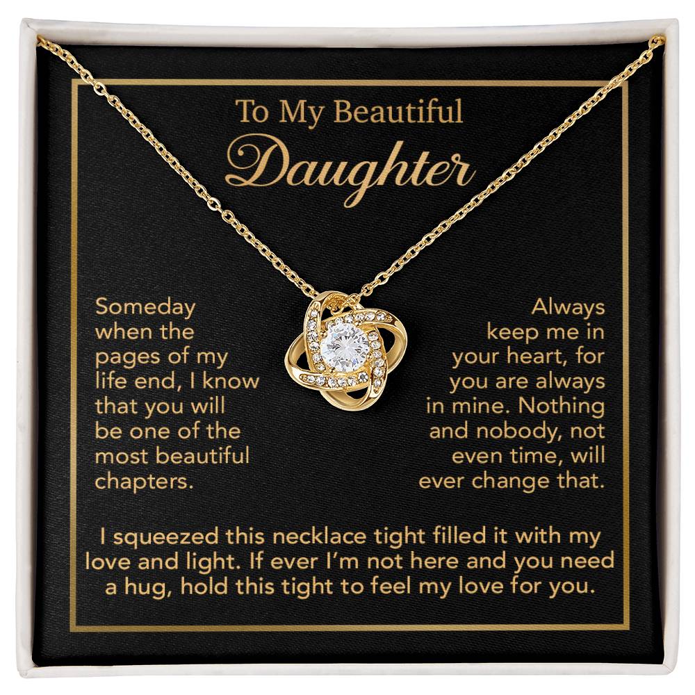 To My Daughter Necklace, Gift For Daughter From Dad, Daughter Father Necklace 14_11