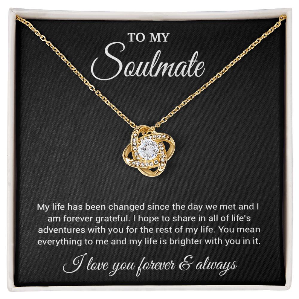 To My Soulmate Necklace, Valentines Day Gift, Gift For Wife, Anniversary Gift 1_4