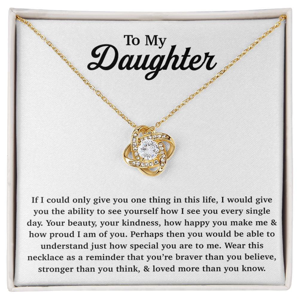 To My Daughter Necklace Gift From Dad, Daughter Gift, Father Daughter Necklace 22_11