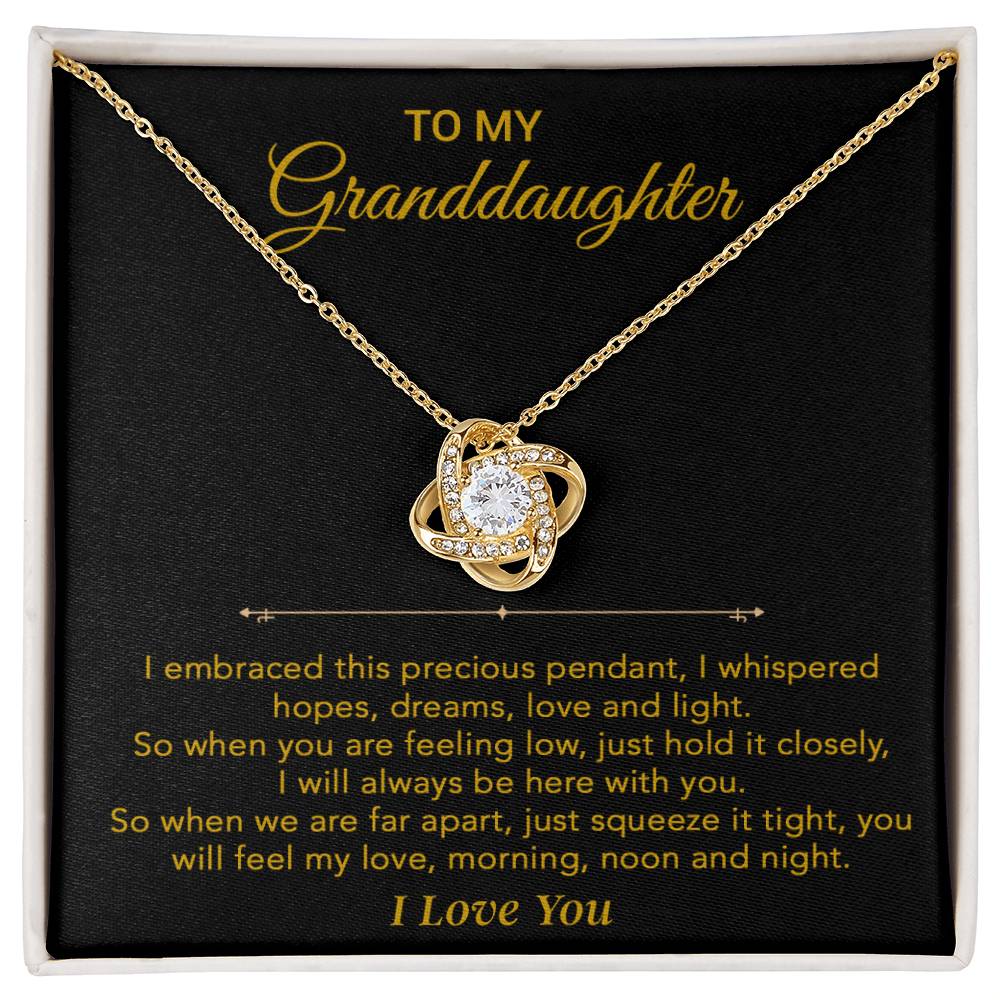 To My Granddaughter Necklace, Granddaughter Gift from Grandpa, Christmas Gift 30_5