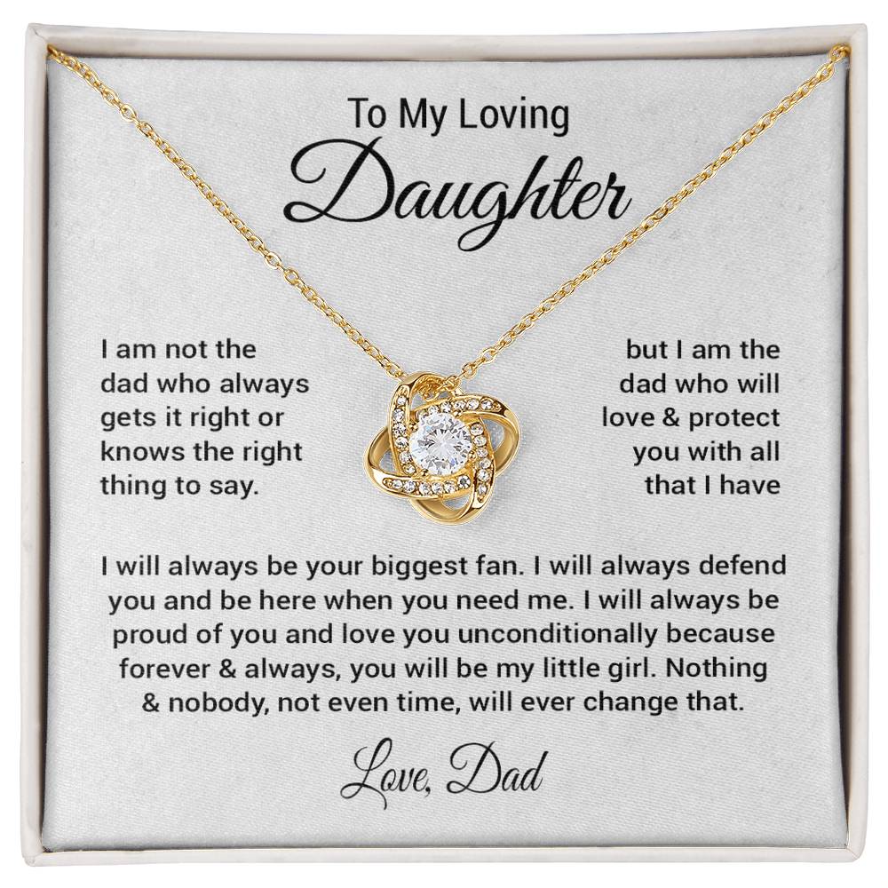 To My Daughter Necklace Gift From Dad, Daughter Gift, Father Daughter Necklace 23_8