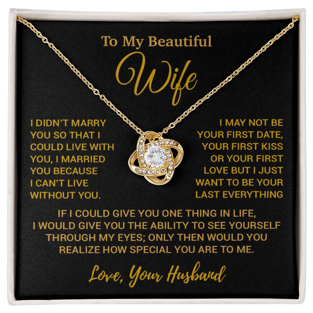 To My Wife Necklace, Christmas Gifts For Women, Anniversary Gift For Wife 3_8