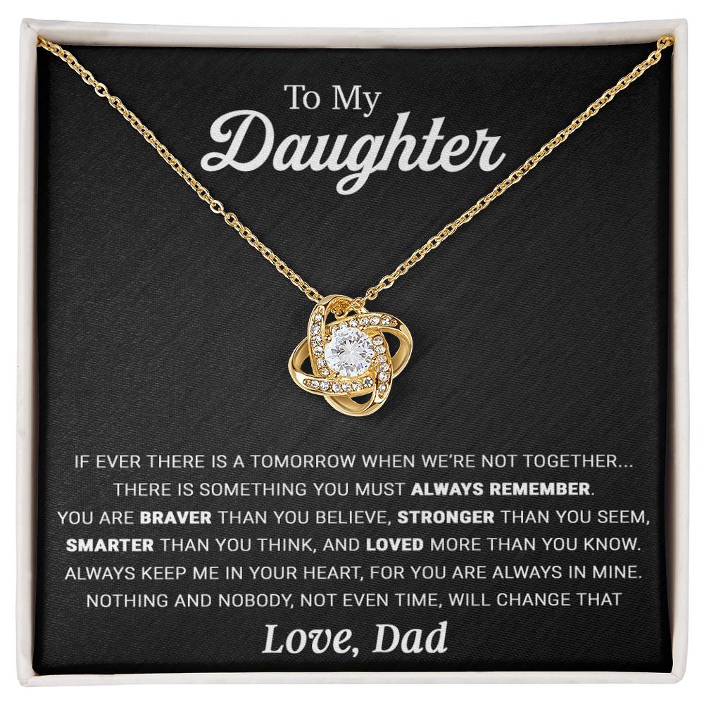 To My Daughter Necklace, Daughter Father Necklace, Daughter Gift From Dad 10_4