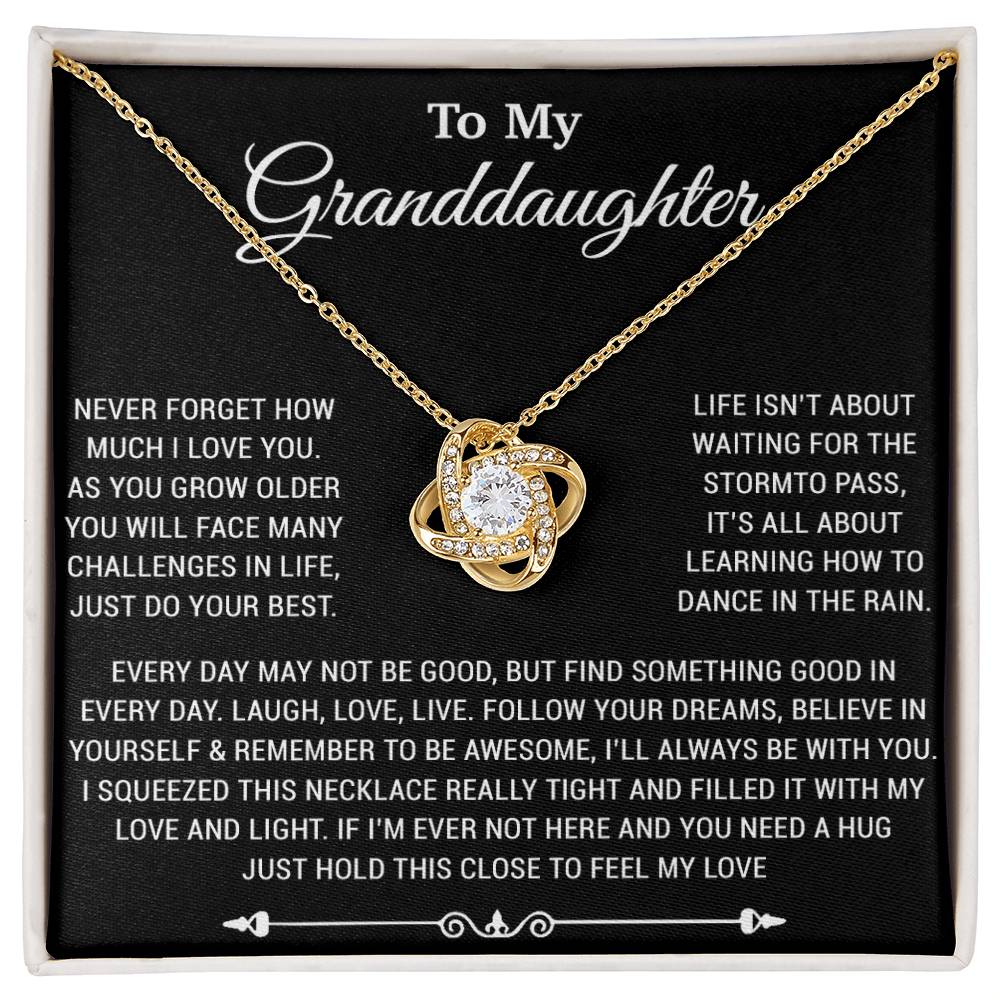 To My Granddaughter Necklace, Birthday Gift For Granddaughter, Birthday Gifts 26_10