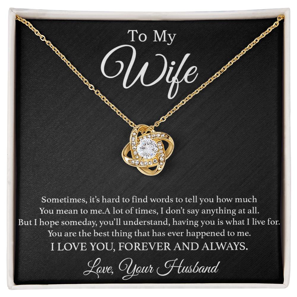 To My Wife Necklace, Gift For Wife, Anniversary Gift For Wife, Necklace For Wife 28_2