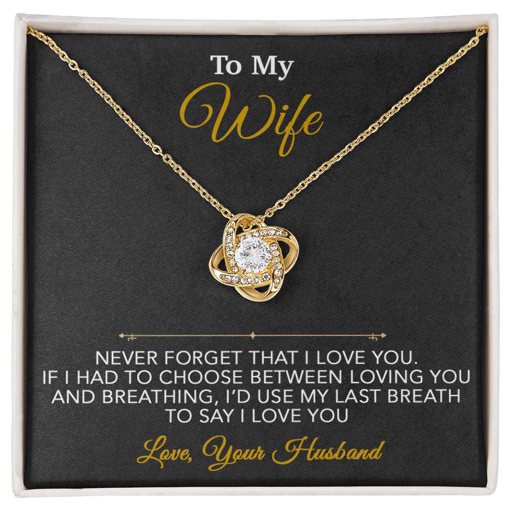 To My Wife Necklace, Wife Gift from Husband, Wife Birthday Gift, Christmas Gift 7_1