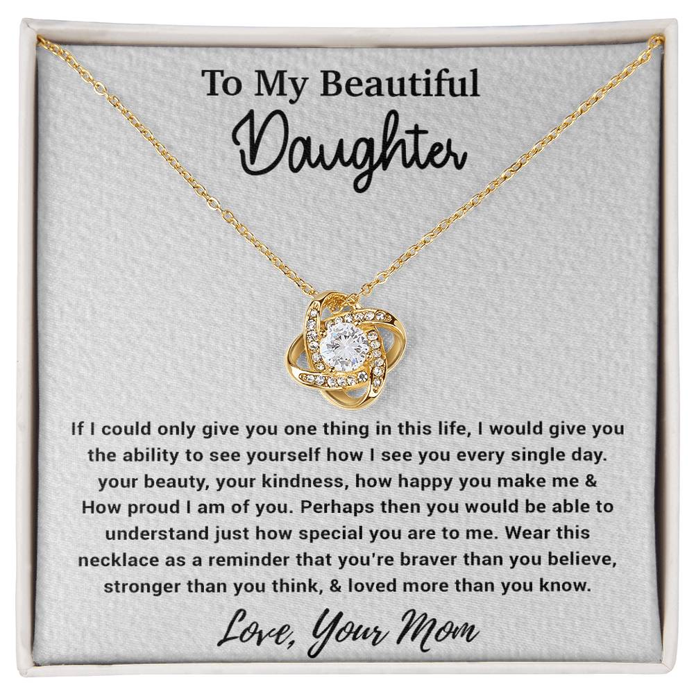 To My Daughter Necklace, Gift For Daughter From Mom, Birthday Gifts 4_10