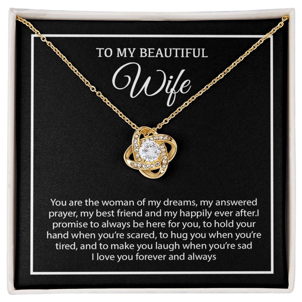 To My Wife Necklace, Christmas Gifts For Women, Anniversary Gift For Wife 19_12_White