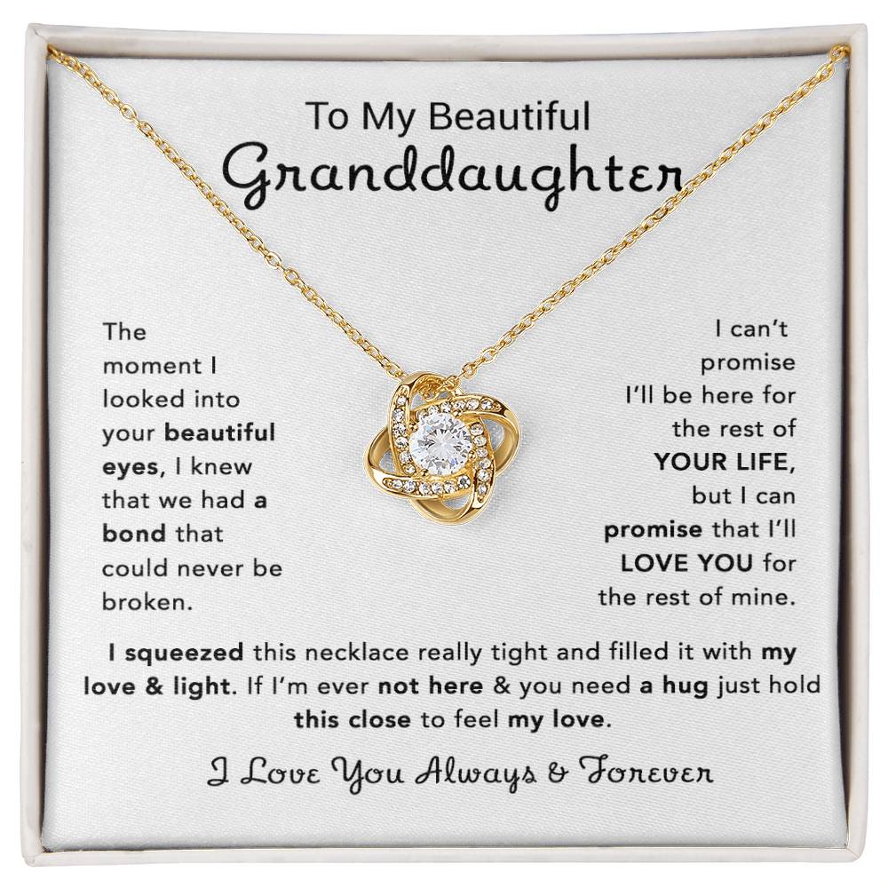 To My Granddaughter Necklace, Birthday Gift For Granddaughter, Birthday Gifts 13_12