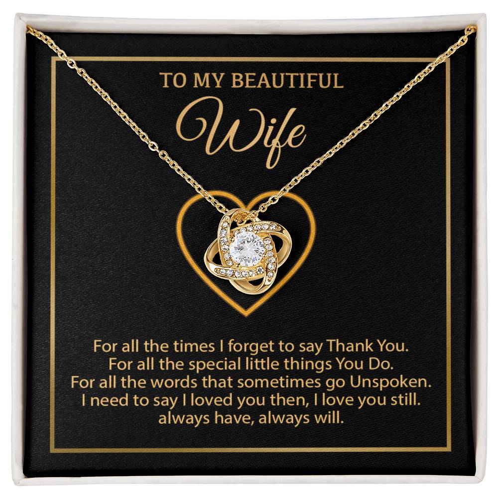 To My Wife Necklace, Gift For Wife, Anniversary Gift For Wife, Necklace For Wife 1_1