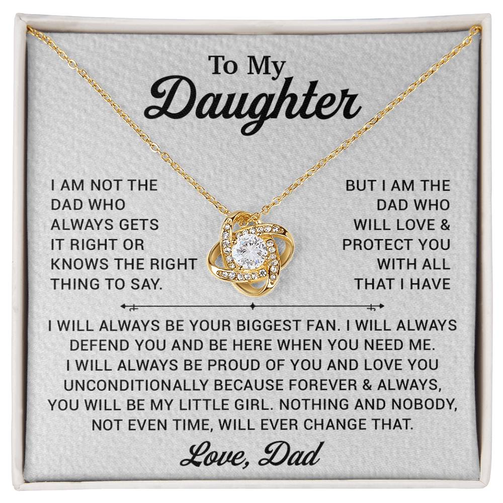 To My Daughter Necklace, Gift for Daughter from Dad, Father Daughter Necklace 5_10