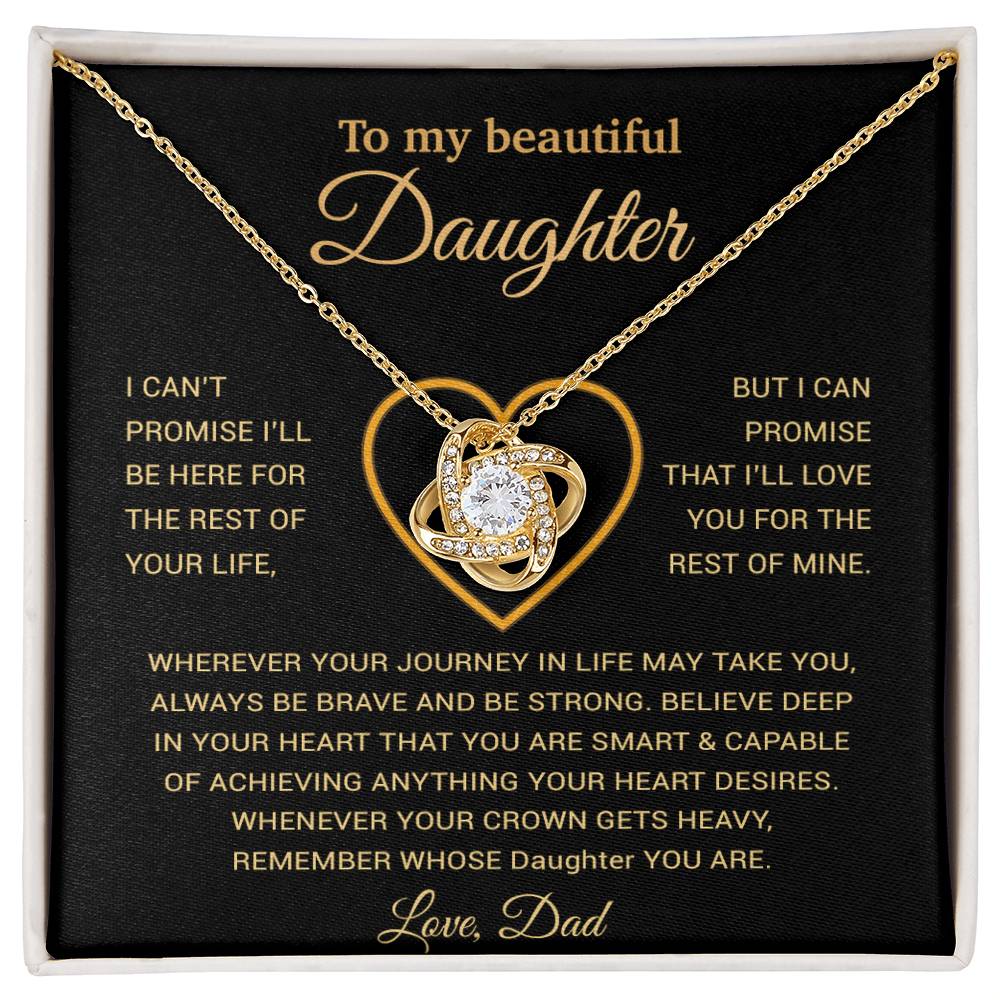 To My Daughter Necklace, Gift For Daughter From Dad, Daughter Father Necklace 25_11