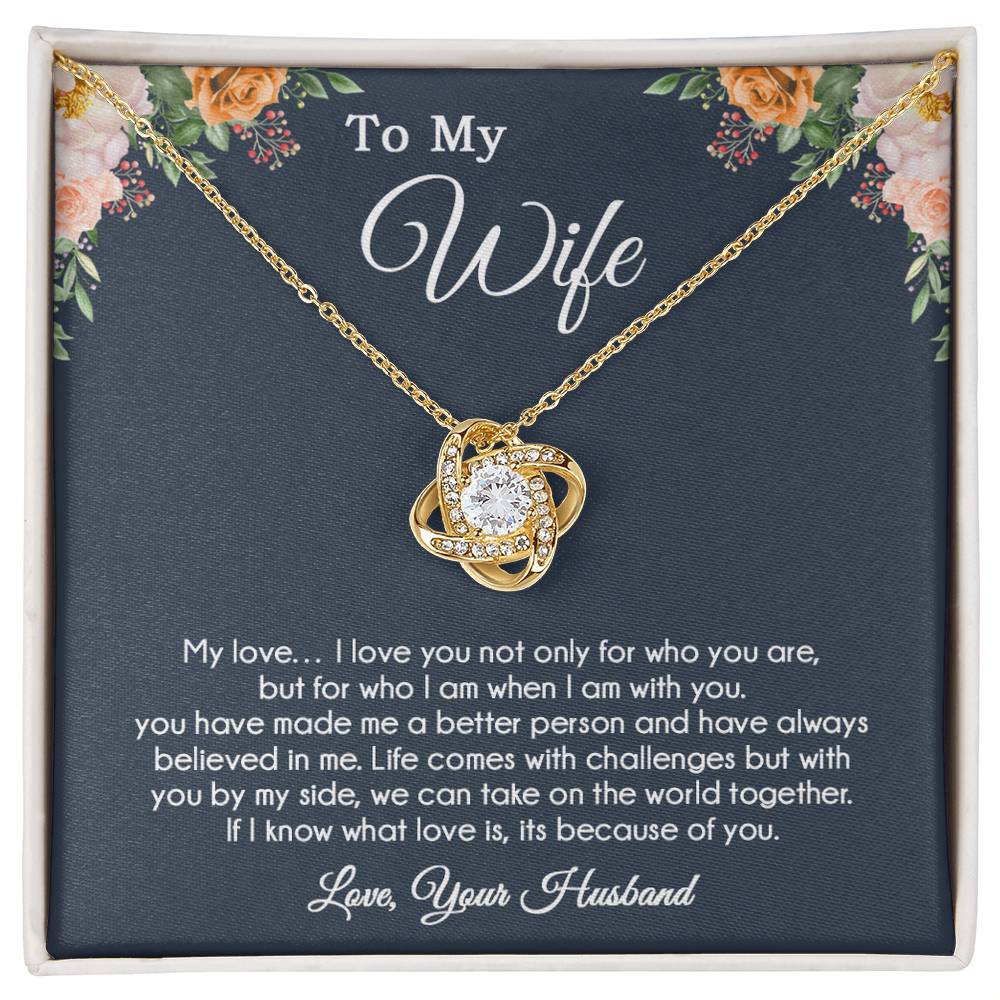 To My Wife Necklace, Wife Gift From Husband, Wife Husband Necklace, Christmas Gift 6_9