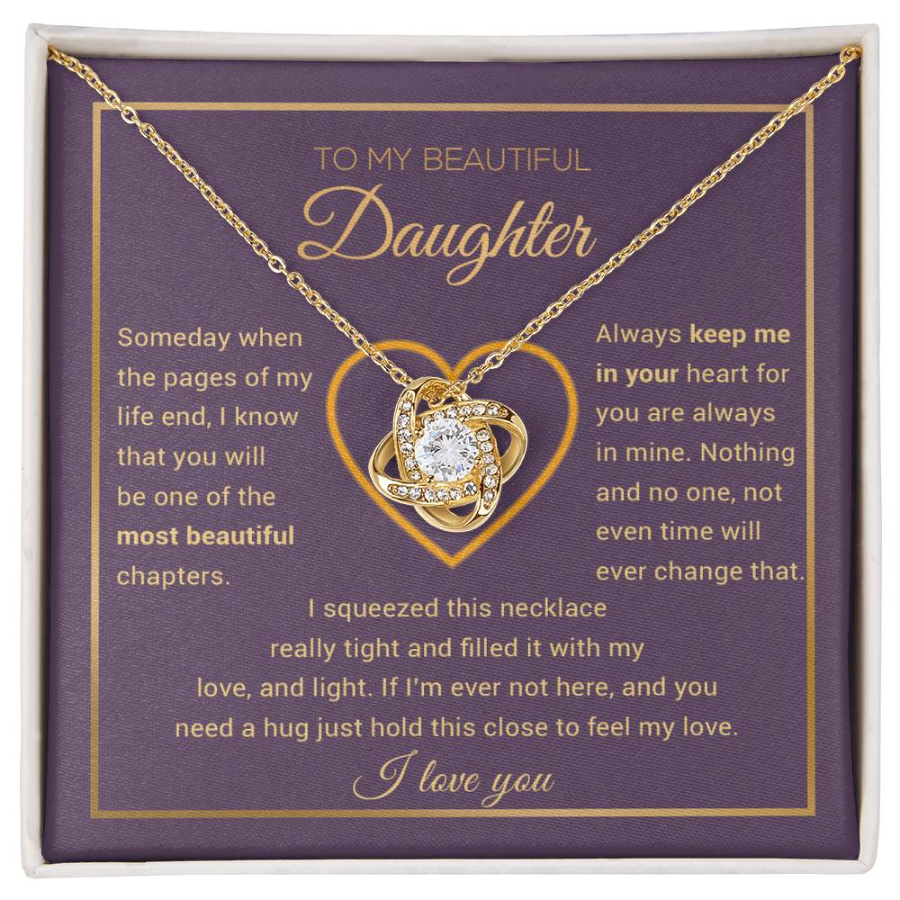To My Daughter Necklace, Gift For Daughter From Dad, Daughter Father Necklace 30_11_Tim