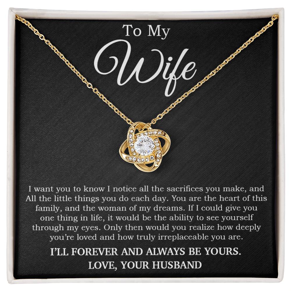 To My Wife Necklace, Mother's Day Gift from Husband, Wife Birthday Gift 29_5